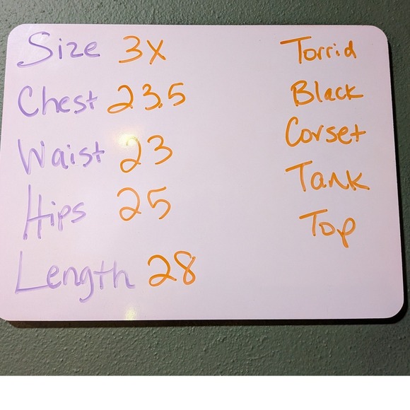 Whimsigoth Torrid Black Smocked Corset Tank Top Size 3X Ruffle Neck Tie Back - Picture 7 of 11